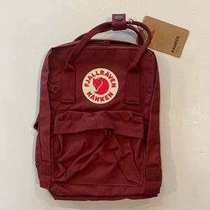 New with Tags Fjallraven Kanken Mini Ox Red